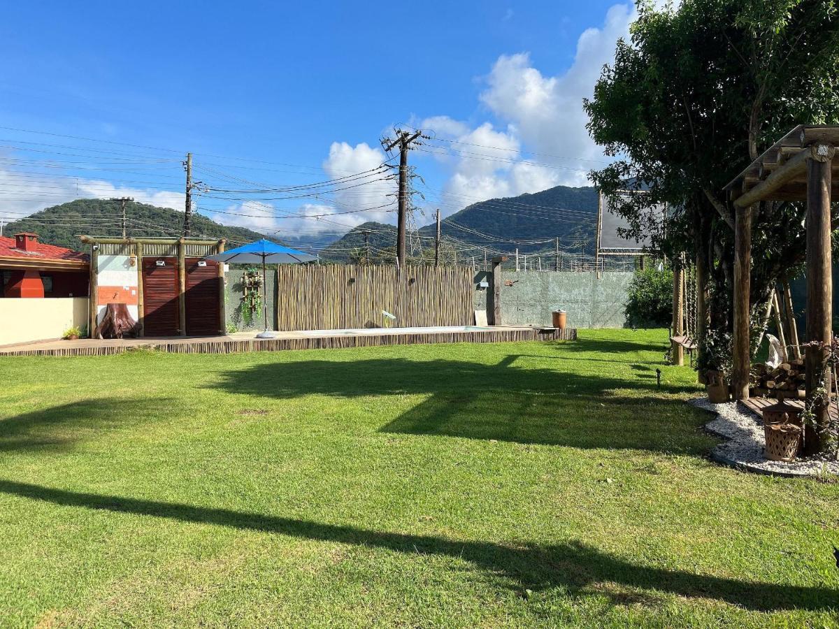 Casa Piscina Jardim Ubatuba Vila Exterior foto