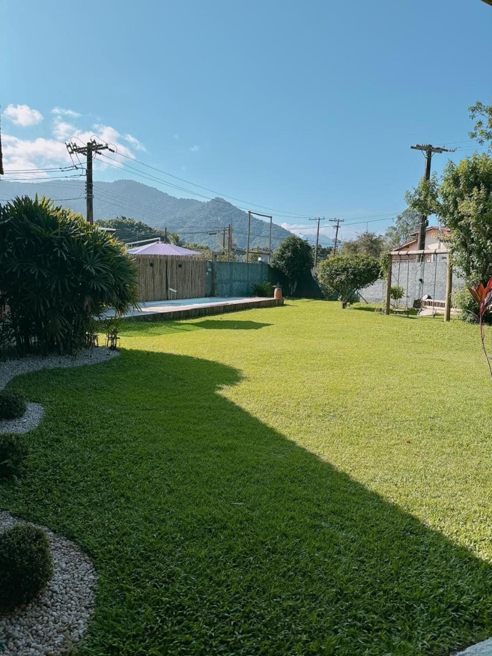 Casa Piscina Jardim Ubatuba Vila Exterior foto