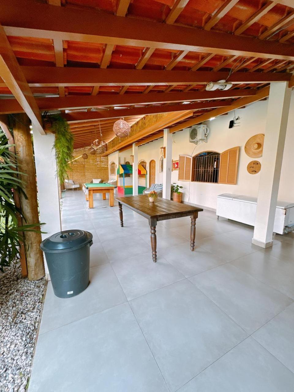 Casa Piscina Jardim Ubatuba Vila Exterior foto