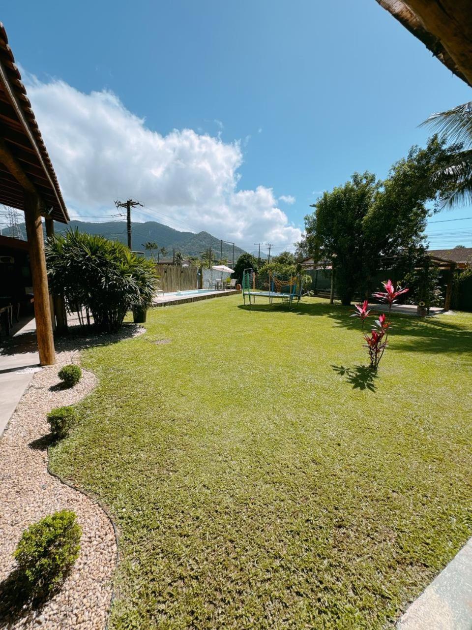 Casa Piscina Jardim Ubatuba Vila Exterior foto