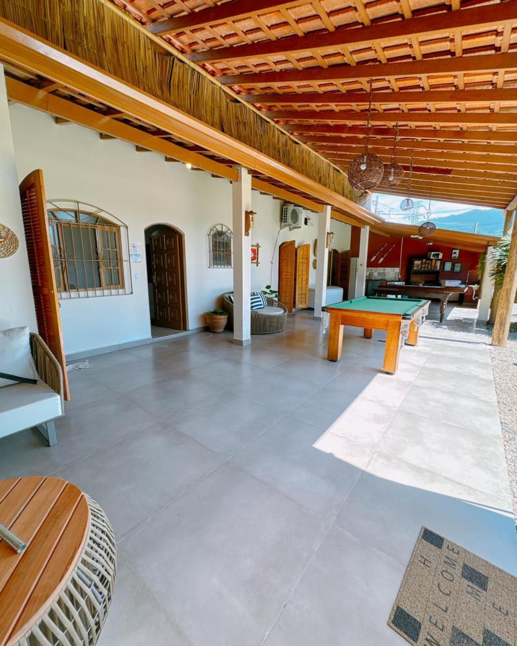 Casa Piscina Jardim Ubatuba Vila Exterior foto